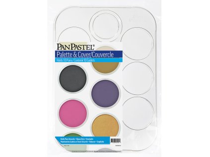 Plastová paleta PanPastel pro 10 odstínů