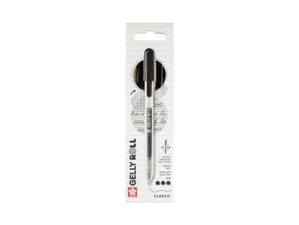 Sada zasouvacích gelových per Sakura Gelly Roll Pen - černé 3 ks