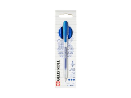 Sada zasouvacích gelových per Sakura Gelly Roll Pen modré 3 ks