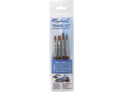 Cestovní sada 4 ks štětců Raphael Mini Precision Set I