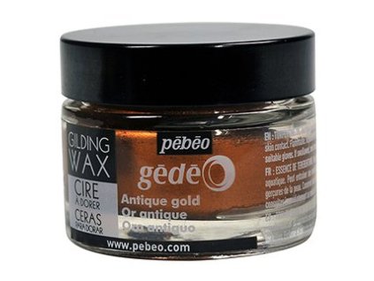 Zkrášlovací vosk Gédéo Gilding Wax 30 ml 09 Antique gold