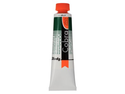 Olejová barva Cobra Study - 619 Permanent Green Deep