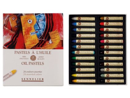 Sada olejových pastelů Sennelier Universal 24 ks