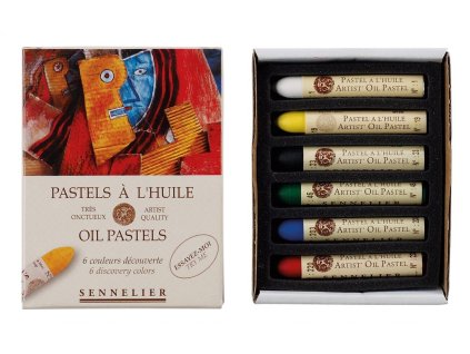Sada olejových pastelů Sennelier Discovery 6 ks