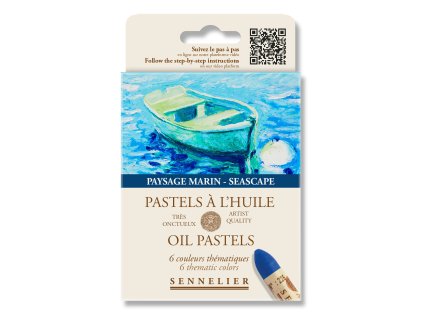 Sada olejových pastelů Sennelier Seascape 6 ks 2