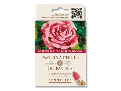 Sada olejových pastelů Sennelier Rose In Bloom 6 ks 2