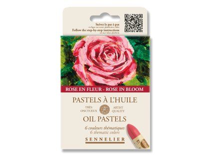 Sada olejových pastelů Sennelier Rose In Bloom 6 ks