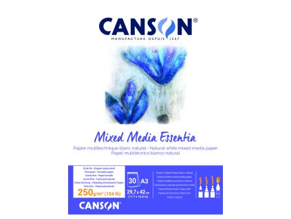 Canson Essentia Skicák v lepené vazbě A3, 250g, 30 listů