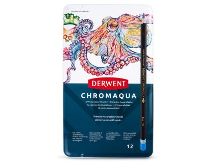 Sada pastelek Derwent Chromaqua 12 ks 2