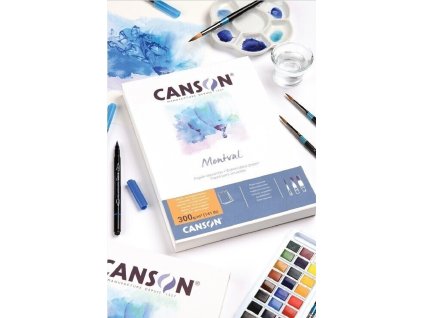Canson Montval Skicák v lepené vazbě A3, CP, 300 g, 30 listů