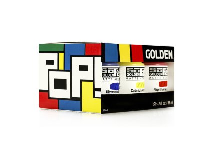 Sada akrylových barev Golden SoFlat Matte Pop Set 6 x 59 ml