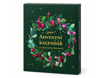 Adventní kalendář Simply-T 2026 - přední strana