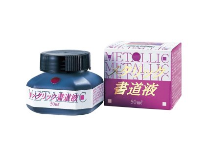 Metalický kaligrafický inkoust Kuretake - Violet 50 ml