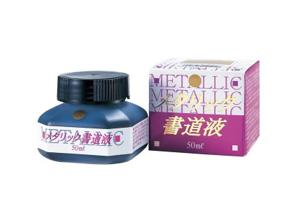 Metalický kaligrafický inkoust Kuretake - Gold 50 ml