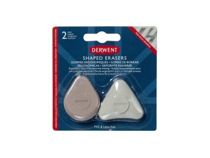 536 sada 2 ks specialne tvarovanych gum derwent
