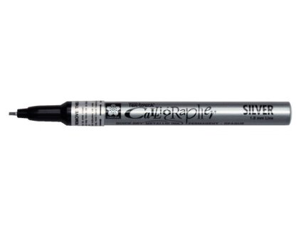 Pen Touch Sakura Calligrapher Fine stříbrný 1,8mm