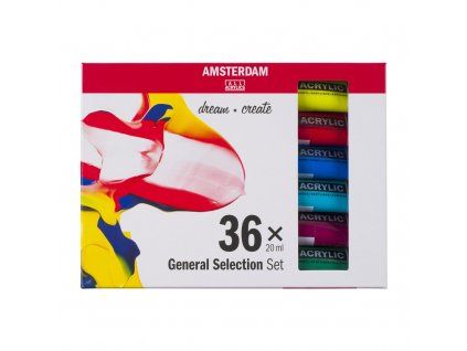 Sada akrylových barev Amsterdam Standard General Selection 36 x 20 ml