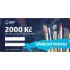 Dárkový poukaz v hodnotě 2000 Kč