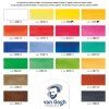 Sada akvarelových barev Van Gogh 18 ks + 2 tuby, pánvičky
