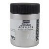 Akrylová barva Pébéo Studio Acrylics - 351 Silver (Objem 500 ml)