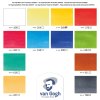 Cestovní sada akvarelových barev Van Gogh 12 půlpánviček