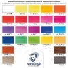 Cestovní sada akvarelových barev Van Gogh 24 pánviček odstíny Botanic 3