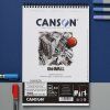 Skicár Canson The Wall Marker v krúžkovej väzbe A4, 200 g/m², 30 listov