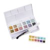 Sada akvarelových barev Derwent Metallic Paint Pan Set 12 ks