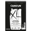Canson XL Dessin Noir Skicák v kroužkové vazbě A5, 150g, 20 listů