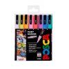 Sada akrylových fixů Posca PC 3M 0,9 1,3 mm, pastelové odstíny, 8 ks