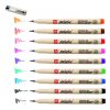 Sakura Pigma Brush Sada 9 ks barevných brush penů