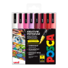 Sada akrylových fixů Posca PC 3M 0,9 1,3 mm, odstíny Love, 8 ks