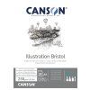 Skicák Canson Illustration Bristol v lepené vazbě A4, 250 g/m², 20 listů