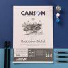 Skicár Canson Illustration Bristol v lepenej väzbe A4, 250 g/m², 20 listov
