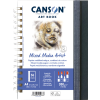 Skicák Canson Mixed Media Artist Book v kroužkové vazbě A4, 300 g/m², 28 listů