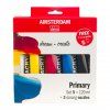 Sada akrylových barev Amsterdam Standard Primary 5 x 120 ml + 3 dávkovací trysky