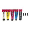 Sada akrylových barev Amsterdam Standard Primary 5 x 120 ml + 3 dávkovací trysky