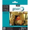 Zlaté kovové listy Gédéo Mirror 14×14cm 25 ks