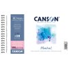 Canson Montval Skicák v kroužkové vazbě 13,5 x 21 cm, HP, 300 g, 12 listů