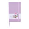Bullet Journal Bruynzeel v pevné vazbě Lilac, tečkované stránky, 13 x 21 cm, 140g, 64 listů