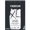 Skicár Canson XL Dessin Noir v krúžkovej väzbe A3, 150 g/m², 40 listov