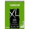 Skicár Canson XL Drawing v krúžkovej väzbe A5, 160 g/m², 30 listov