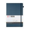 Zápisník Sakura linkovaný Deep Indigo v pevné vazbě, 140 g/m², 80 listů