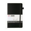 Zápisník Sakura linajkový Black v pevnej väzbe, 140 g/m², 80 listov