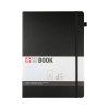 Zápisník Sakura linkovaný Black v pevné vazbě, 140 g/m², 80 listů