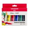 398 sada akrylovych barev amsterdam standard general selection 6 x 20 ml
