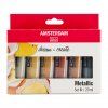 Sada akrylů Amsterdam Standard metalické odstíny 6x20ml