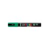 Akrylový fix Posca se štětcovým hrotem PC 5BR 6 Green