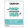 Canson Graduate Lettering Marker Skicák v lepené vazbě A4, 200g, 20 listů