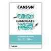 Skicák Canson Graduate Lettering Marker v lepené vazbě A3, 180 g/m², 20 listů